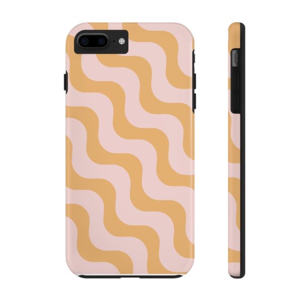 Trendy Wave Pattern Tough Phone Case - Durable & Stylish Protection