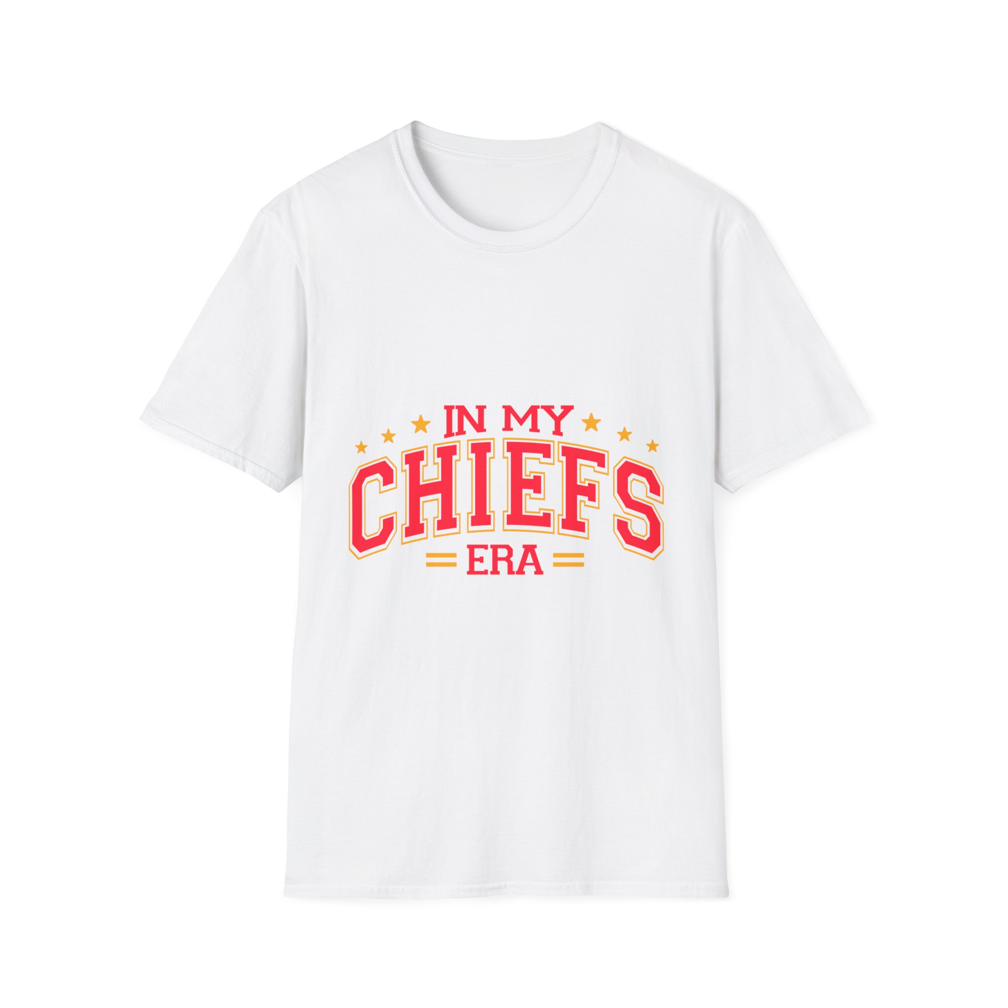 Unisex Softstyle T-Shirt - Chiefs Era, Sports Fan Tee, Casual Wear, Game Day Shirt, Gift for Football Lovers, Comfortable Graphic Tee