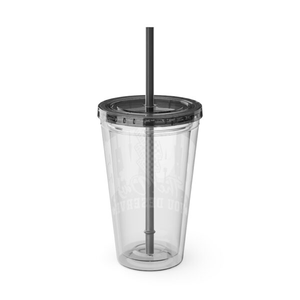 “Have the day you deserve” Tumbler - 16oz Travel Cup, Perfect for Daily Hydration, Inspirational Drinkware, Gift for Friends, Office Use, [...] - Image 11