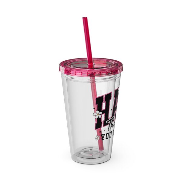 “Have the day you deserve” Tumbler - 16oz Travel Cup, Perfect for Daily Hydration, Inspirational Drinkware, Gift for Friends, Office Use, [...] - Image 14